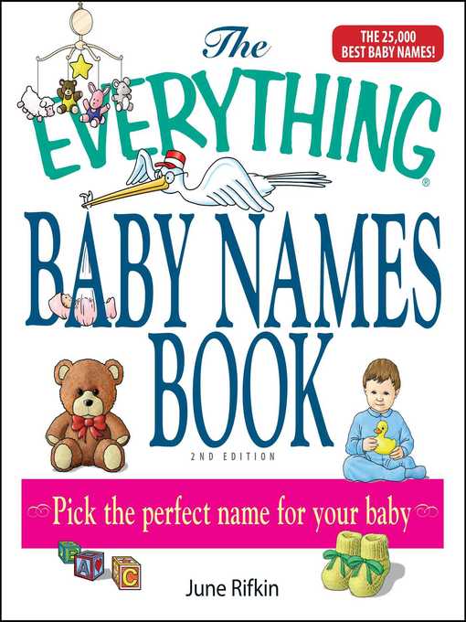 Title details for The Everything Baby Names Book, Completely Updated With 5,000 More Names! by June Rifkin - Available